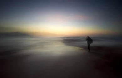 Träumerische Strand-Einsamkeit