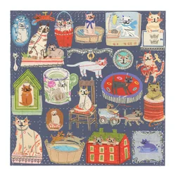 Katzen, Katzen, Katzen, 2022 (Collage)