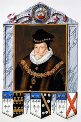 Porträt von Edward Fiennes de Clinton (1512-85) 1. Earl of Lincoln aus 