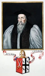 Porträt von John Aylmer (1521-94) Bischof von London