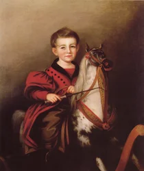 Charles Lavallen Jessop (Junge auf einem Schaukelpferd)