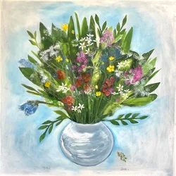 Runde Vase