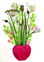 Rote Vase 2, 2021