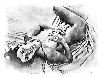 Verführerische Frau