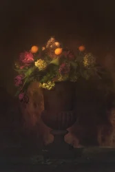 Opulentes Blumenstillleben