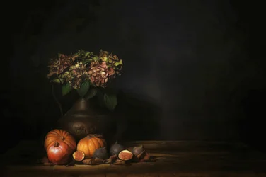Rustikales Herbststillleben
