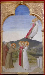 Die mystische Hochzeit des heiligen Franziskus von Assisi, 1444