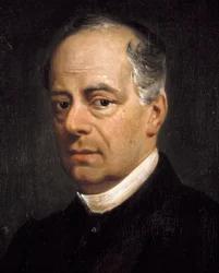 Risorgimento: Porträt von Carlo Poerio (1803-1867), italienischer Patriot (Detail). Gemälde von Francesco Saverio Altamura (1822-1897) Neapel, Museo Nazionale di San Martino