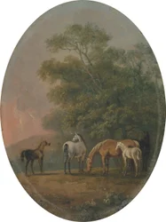 Stuten und Fohlen, ca. 1770-80