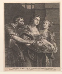 Salome erhält das Haupt von Johannes dem Täufer