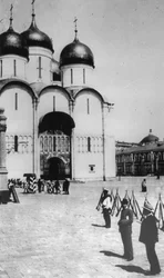 Die Kathedrale der Entschlafung im Moskauer Kreml, Russland, 1883