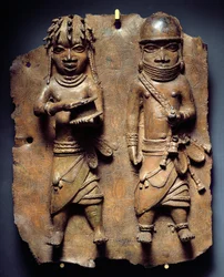 Benin-Plakette, Ritual zur Stärkung der mystischen Kraft des Oba, Nigeria