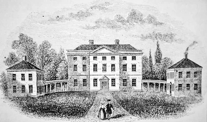 Die palastartige Residenz von Gouverneur Tryon von North Carolina