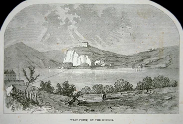 West Point, die Schlüsselbefestigung, die Benedict Arnold während des Unabhängigkeitskrieges an die Briten übergeben wollte