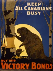Haltet alle Kanadier beschäftigt: Kauft 1918 Victory Bonds, ca. 1918