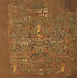 Kapitel 1.iii.02 Paradies von Bhaisajyaguru, 8.-9. Jahrhundert, Tunhuang