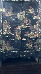 Dekorierter Schrank, Coromandel