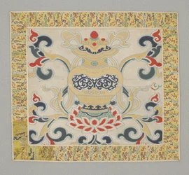 Acht buddhistische Kostbarkeiten, Vase