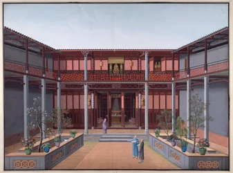 Honam-Tempel - Halle von Kuan Yin, Zen-Hof