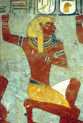 Altes Ägypten, Malerei, Grab des Ramses I., Theben
