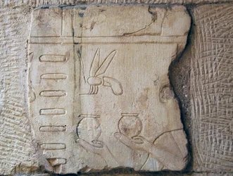 Detail eines Reliefs, Luxor