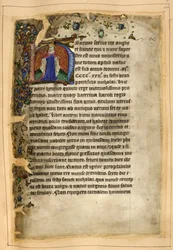 Historisierte Initiale von Heinrich VI.