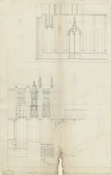 Innenraum der Lichfield Kathedrale - Westende des Chors