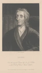 John Locke, gestochen von J. Posselwhite (Stich)