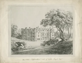 Keele Hall: Lithografie