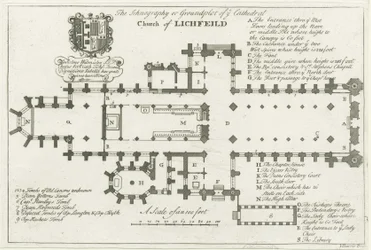 Lichfield Kathedrale - Grundriss