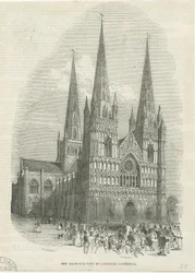 Lichfield Kathedrale - Westfront