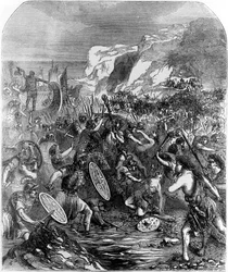 Die Landung von Julius Caesar (100-44 v. Chr.) im Jahr 55 v. Chr.