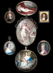 Gruppe von Miniaturen