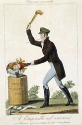 Karikatur über die Liebe: Zum Unmöglichen ist niemand verpflichtet oder der Mann, der den Kopf einer Frau ändern will