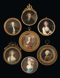 Gruppe von Miniaturen