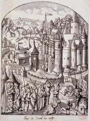 Belagerung von Derval (Bretagne) im Jahr 1375