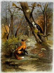 Der Rabe und der Fuchs, aus 
