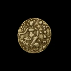 Gupta-Münze, 375-415 n. Chr. (Gold)