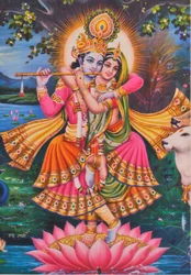 Krishna und Radha