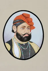 Miniaturmalerei von Maharaja Jaswant Singh