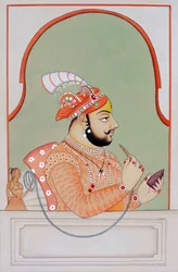 Miniaturmalerei von Maharana Jagat Singh Udaipur