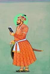 Miniaturmalerei des Mogulkaisers Aurangzeb