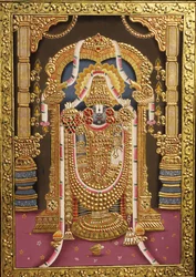 Tirupati Balaji Goldprägung Indien Asien