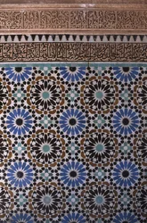 Detail einer Wand (Keramik)