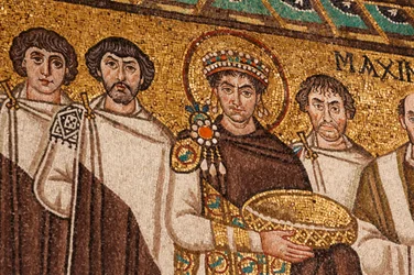Kaiser Justinian I. (Mosaik)