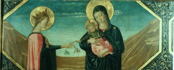 Die mystische Hochzeit der Heiligen Katharina, Florentinische Schule