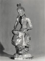 Bodhisattva in meditativer Pose sitzend, ca. 645-794