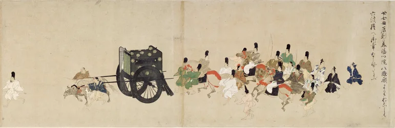 Illustrierte Erzählung der Heiji-Rebellion (1159-1160) (Kaiserlicher Besuch in Rokuhara)
