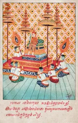 Temiya Jataka (Gravur, ca. 1910)