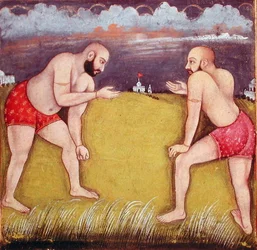 Zwei Ringer, frühes 19. Jahrhundert